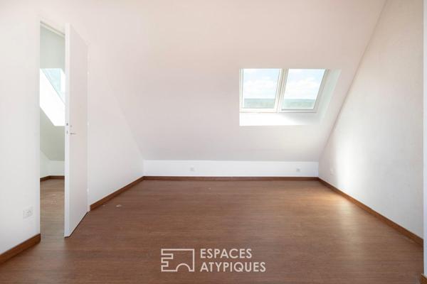 Triplex d’architecte avec terrasses et vue dégagée
