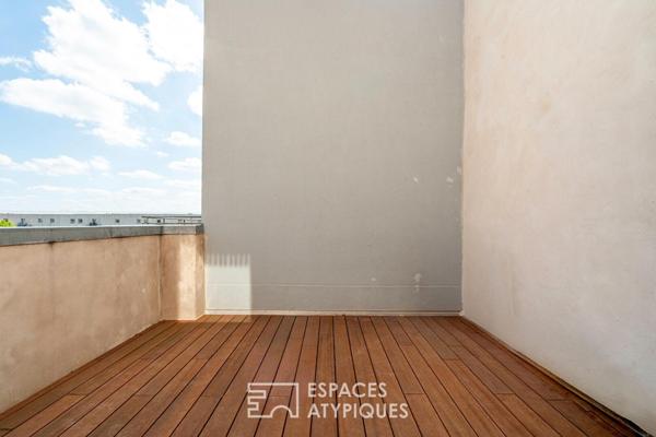 Triplex d’architecte avec terrasses et vue dégagée