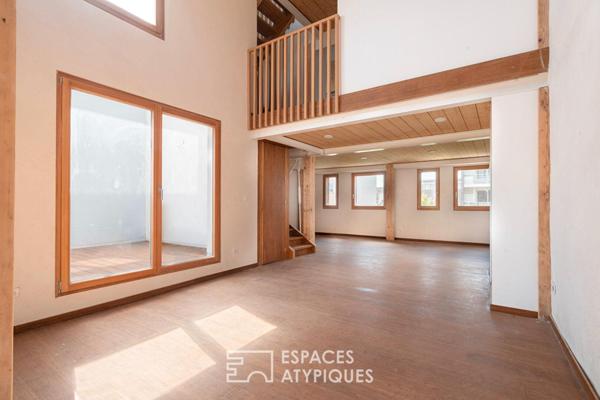 Triplex d’architecte avec terrasses et vue dégagée