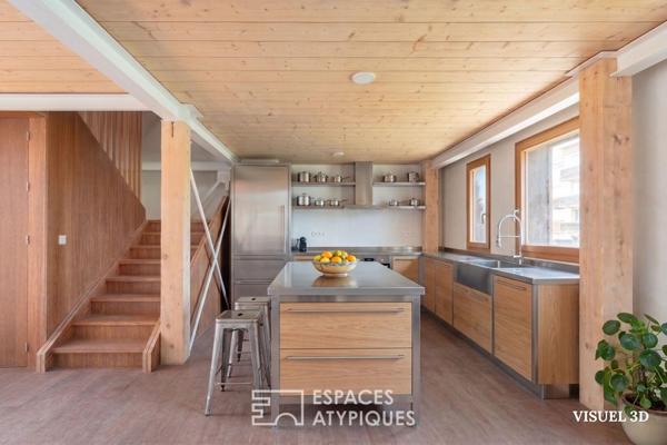Triplex d’architecte avec terrasses et vue dégagée