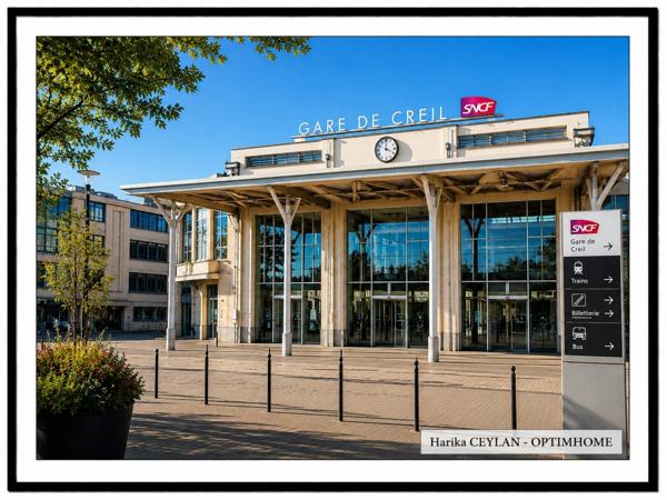 Opportunité d'investissement : immeuble de rapport de 10 appartements à deux pas de la gare de Creil.
