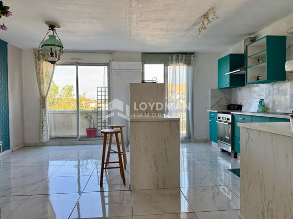 Montpellier (34070) T4 102m2 avec 2 terrasses et une place de parking dernier étage.