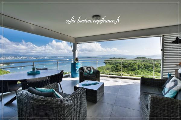 Les Trois-Îlets (972) Appartement T4 de prestige - Vue mer panoramique, loggia 30m2 avec spa et parkings couverts dans résidence sécurisée.