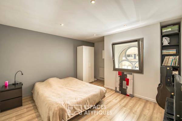 Loft issu de bureaux dans un immeuble remarquable du centre-ville