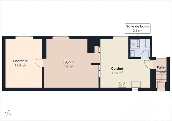 Appartement à vendre 2 pièces 40 m² Boissy-Saint-Léger
