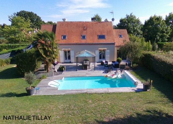 Ardon village , a vendre, maison avec jardin et piscine, Terrain de 1 907,00 m²