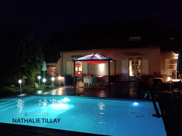 Ardon village , a vendre, maison avec jardin et piscine, Terrain de 1 907,00 m²