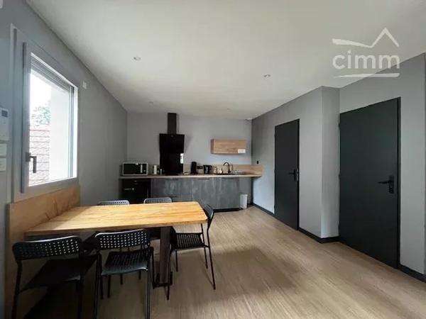 Appartement meublé à louer entièrement refait à neuf avec chambre indépendante d'une surface de 40 m².