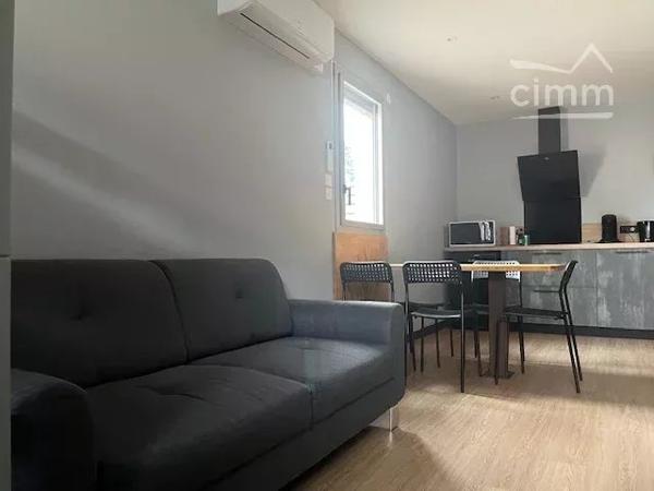 Appartement meublé à louer entièrement refait à neuf avec chambre indépendante d'une surface de 40 m².