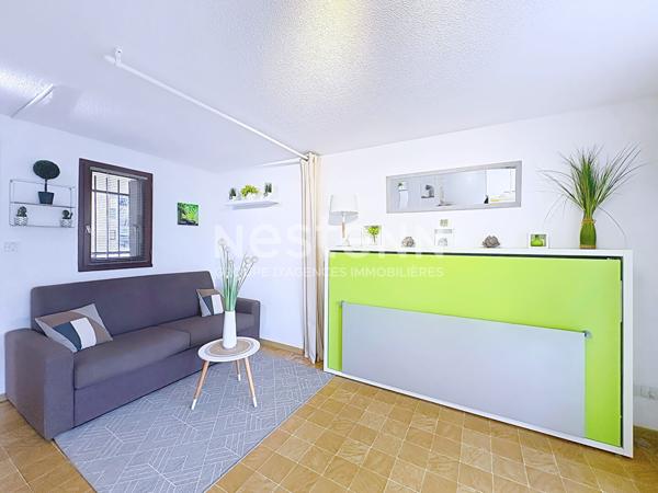 Charmant studio lumineux de 20 m² avec terrasse de 8 m² à Gruissan Rive Droite
