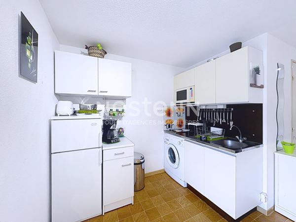 Charmant studio lumineux de 20 m² avec terrasse de 8 m² à Gruissan Rive Droite