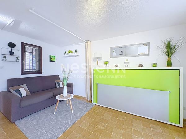 Charmant studio lumineux de 20 m² avec terrasse de 8 m² à Gruissan Rive Droite