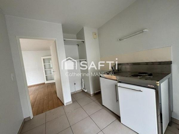 Spacieux T1 avec terrasse à vendre à Reims au sein de la résidence "Villa Colbert" quartier bd de la Paix
