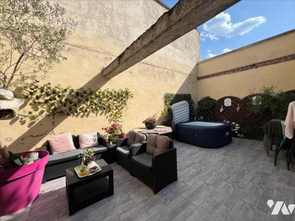 Saint-Quentin - 3 ch - extérieur sans vis à vis - garage