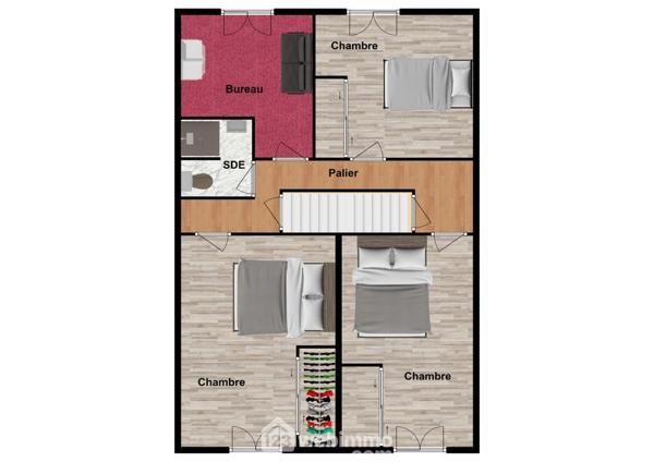 Maison de ville 124 m² à Valence-en-Poitou 86700