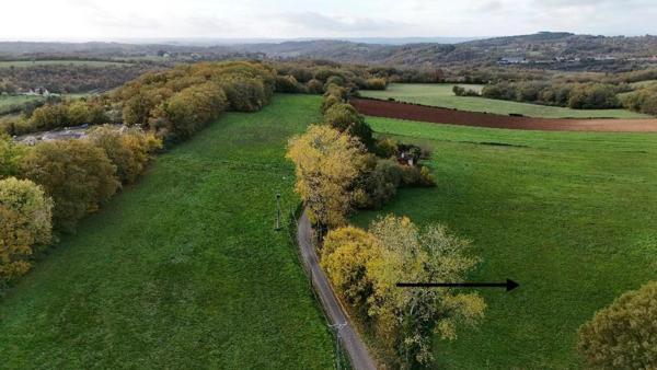 Terrain constructible avec permis d'aménager