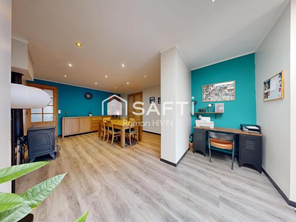 Maison familiale 230 m², jardin 575 m² et grand garage