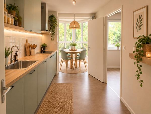 Appartement T4 Gazonfier dans résidence calme