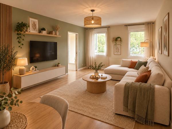 Appartement T4 Gazonfier dans résidence calme