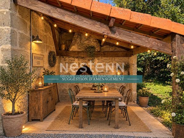 A vendre - Longère en pierre avec jardin et garage - Proche Doué-en-Anjou - D6123