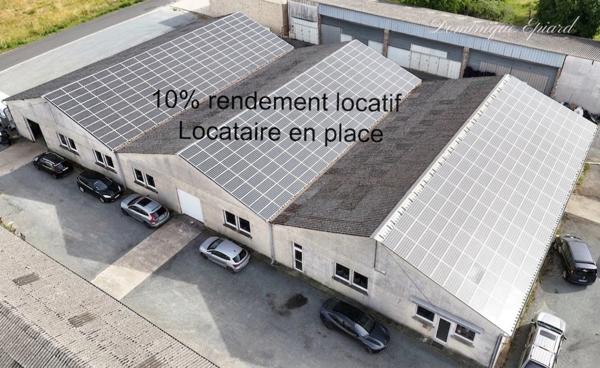 Local industriel de 1 253 m² loué-rendement 10%-Idéal investisseur