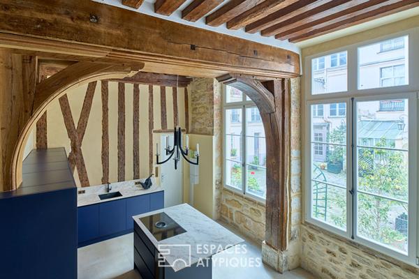 Appartement à l’esprit Loft sur l’île Saint-Louis