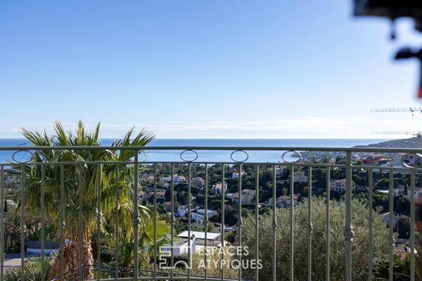 Villa contemporaine vue mer panoramique