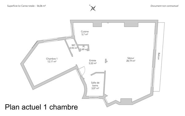 Appartement Paris 18 e - LAMARCK / DAMRÉMONT