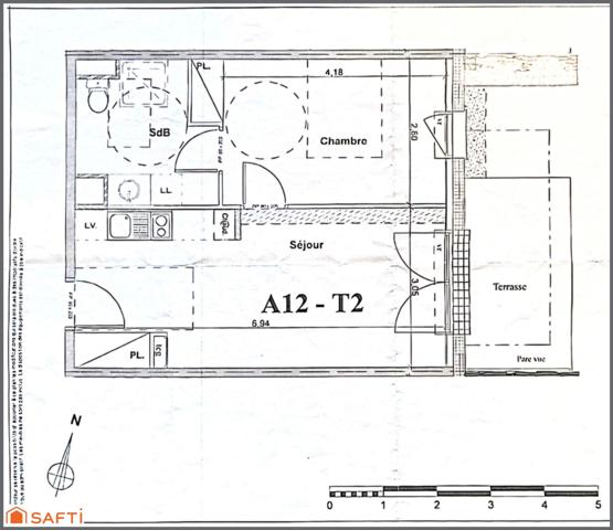 Urgent, Appartement T2 de 39m2 au sein d’une résidence calme avec toutes les commodités à proximité.