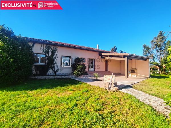 Maison plain-pied 130 m² / Terrain 3 928 m² / Combles aménageables  / Pinsaguel (31120)