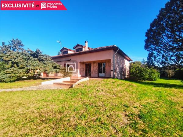 Maison plain-pied 130 m² / Terrain 3 928 m² / Combles aménageables  / Pinsaguel (31120)