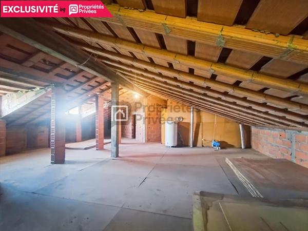 Maison plain-pied 130 m² / Terrain 3 928 m² / Combles aménageables  / Pinsaguel (31120)