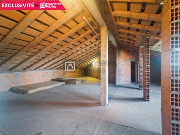 Maison plain-pied 130 m² / Terrain 3 928 m² / Combles aménageables  / Pinsaguel (31120)