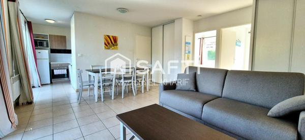 Maison T4, meublée accès direct au Lac de Parentis