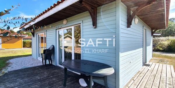 Maison T4, meublée accès direct au Lac de Parentis