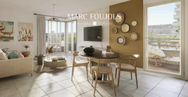 Nice Méridia- studio avec terrasse dans un programme neuf