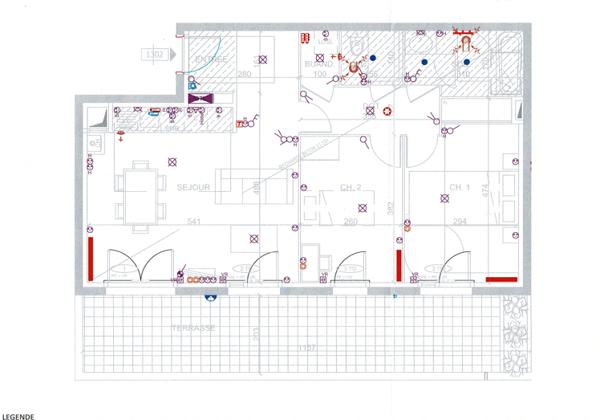 Craponne (69290) STANDING ! T3 MEUBLE avec terrasse 21m2 + Box PMR- 3° et dernier étage- Immeuble de 2024- CRAPONNE- DISPONIBLE