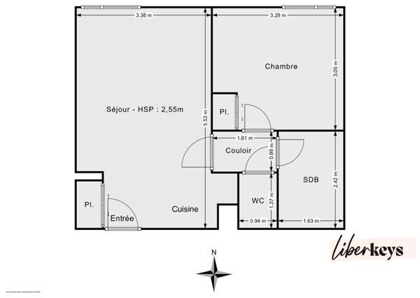 🏠 Exclusivité Liberkeys Appartement T2 Extra-Muros