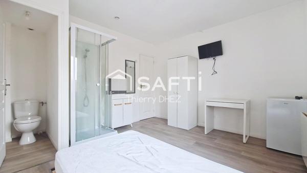 Investissement Flocon : maison de 105m², 5 chambres à louer avec douches et extérieur, à 2 min du tramway Ma Campagne.