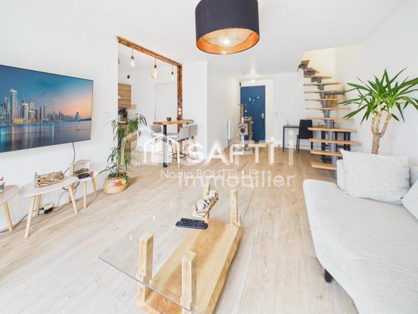 Centre ville, garage, jardin.