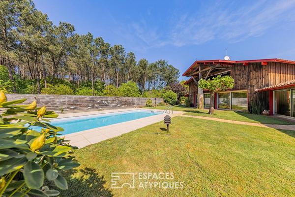 Villa d’architecte à Lanton-Cassy : Volume et Potentiel