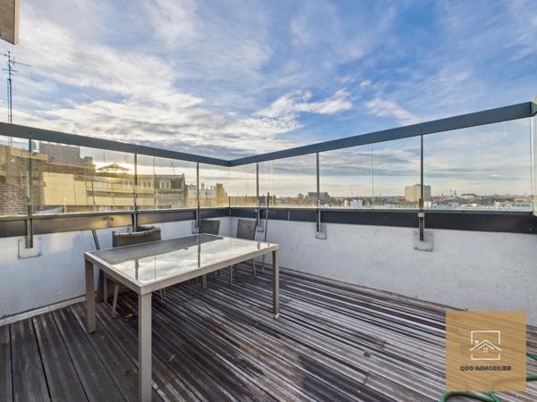 Lille (59800) Appartement 140 m² – Dernier étage – 3 terrasses – Parking – Boulevard Carnot, Lille