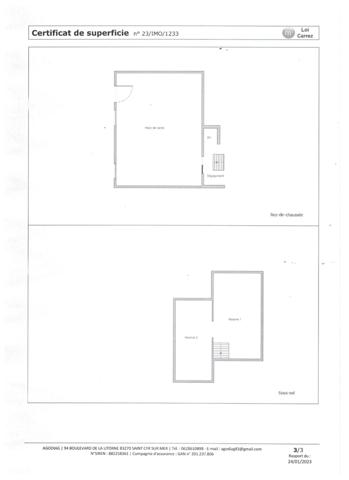 Local Commercial 3 pièces - 61 m²