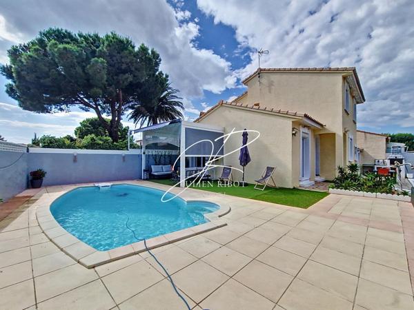 Maison T6 5 chambres 138 m², grand garage, piscine