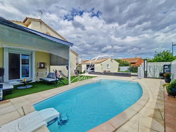 Maison T6 5 chambres 138 m², grand garage, piscine