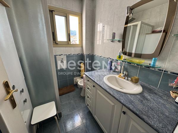 A LOUER 3 PIECES VIDE - RIQUIER - BALCONS - CLIMATISATION