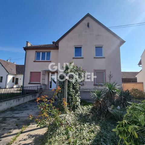 Maison d'habitation 151 m² sur 4,27 ares de terrain SELESTAT avec jardin