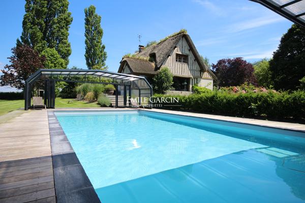 Chaumière Normande à vendre aux portes de Deauville -  Vue dégagée