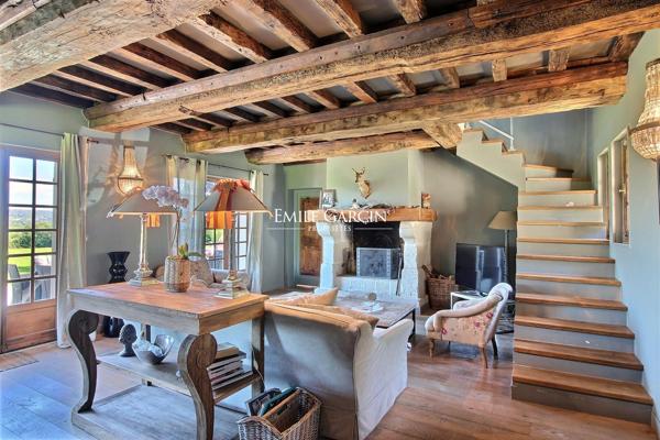 Chaumière Normande à vendre aux portes de Deauville -  Vue dégagée