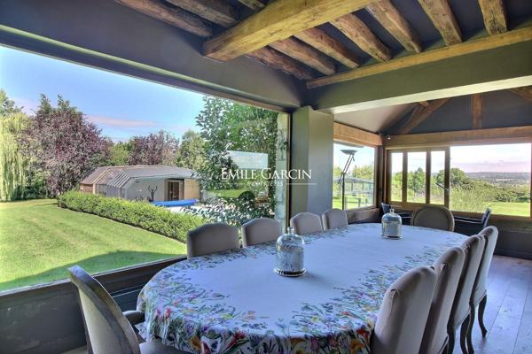 Chaumière Normande à vendre aux portes de Deauville -  Vue dégagée